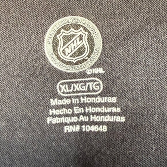 NHL Black Red Wings Hockey Long Sleeve Shirt - Picture 3 of 7